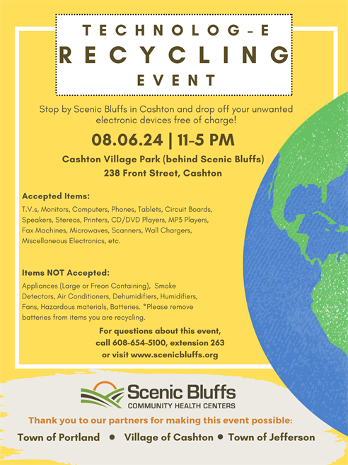 Recycle your Electronics: Technolog-E Recycling Event